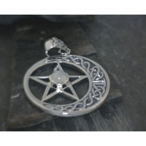 Silver Stone Pendant Vulcan's Forge LLC KANSAS CITY, MO