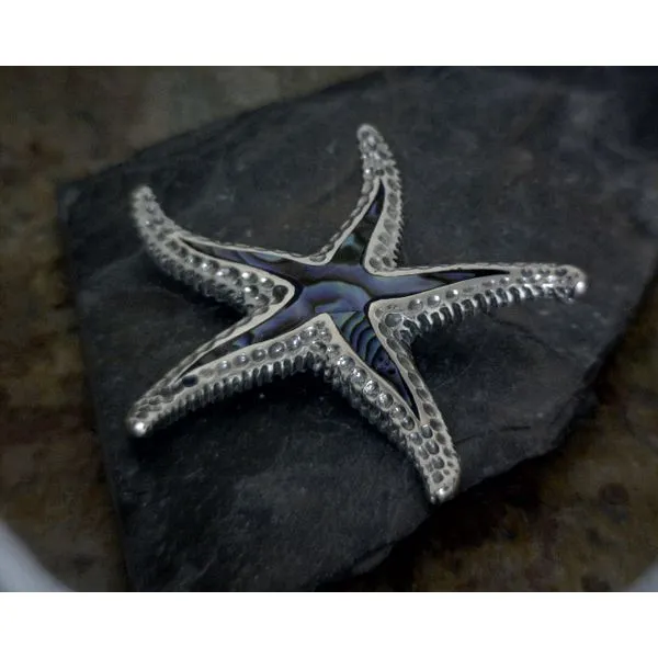 Star Inlay Abalone Pendant Vulcan's Forge LLC Kansas City, MO