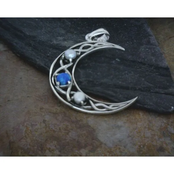 Sterling Silver Moon Pendant Vulcan's Forge LLC KANSAS CITY, MO