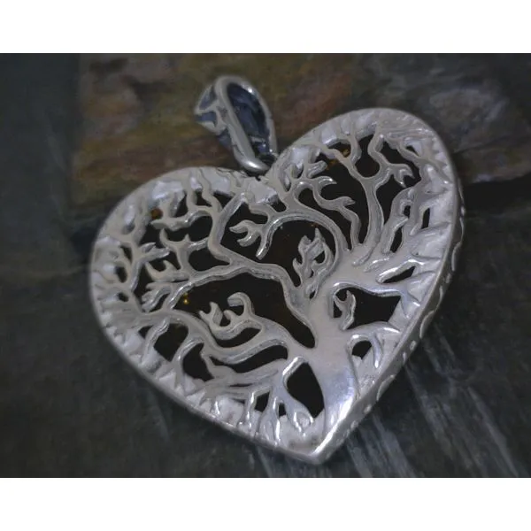 Silver Stone Pendant Vulcan's Forge LLC Kansas City, MO
