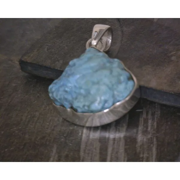 Silver Stone Pendant Vulcan's Forge LLC Kansas City, MO
