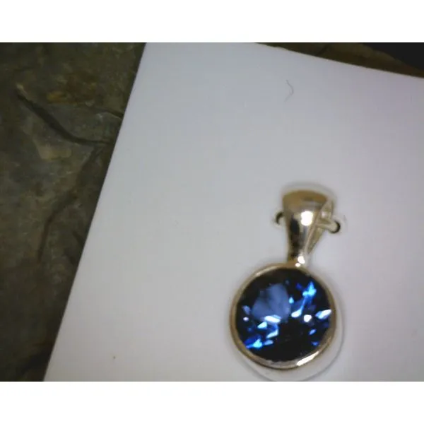 Silver Stone Pendant Vulcan's Forge LLC Kansas City, MO