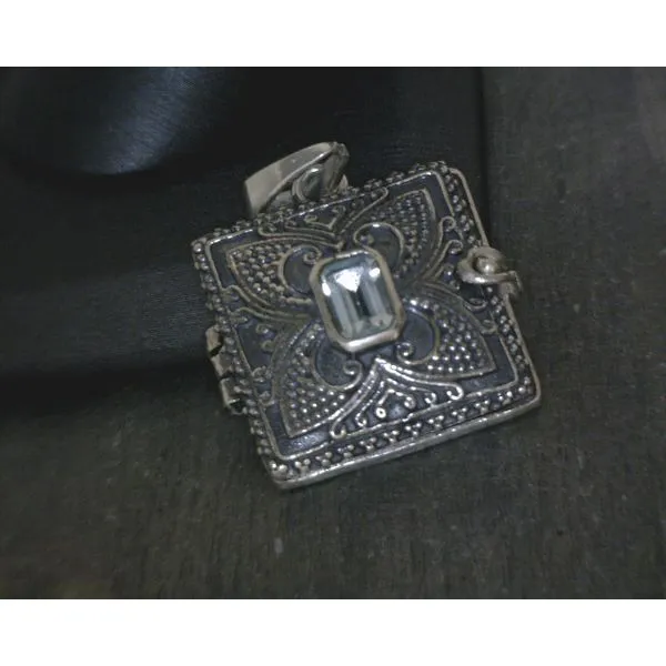 Silver Stone Pendant Vulcan's Forge LLC Kansas City, MO