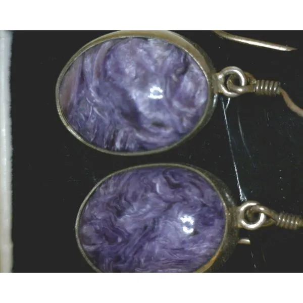 silver earrings with stones Vulcan's Forge LLC Kansas City, MO