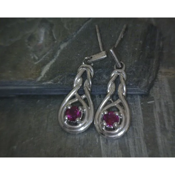 SS Circle Cut Ruby In Wrapped Style Metal Vulcan's Forge LLC KANSAS CITY, MO
