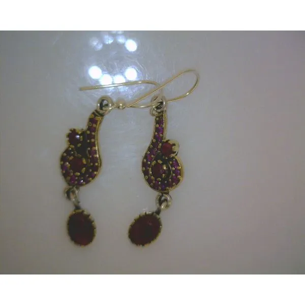 silver earrings with stones Vulcan's Forge LLC KANSAS CITY, MO