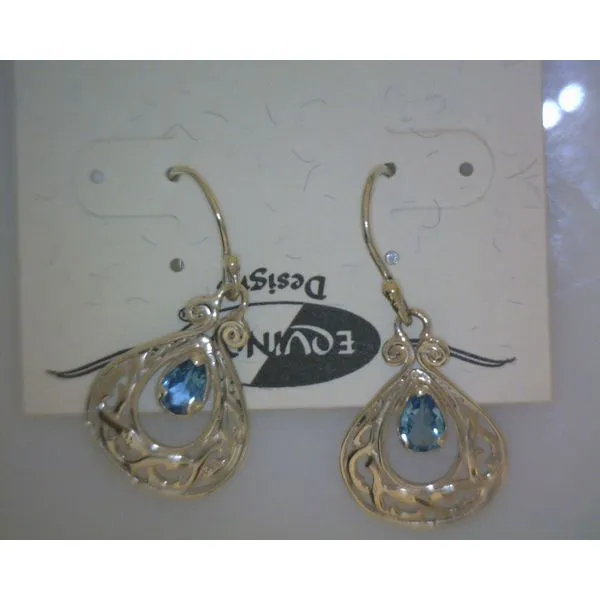 silver earrings with stones Vulcan's Forge LLC KANSAS CITY, MO