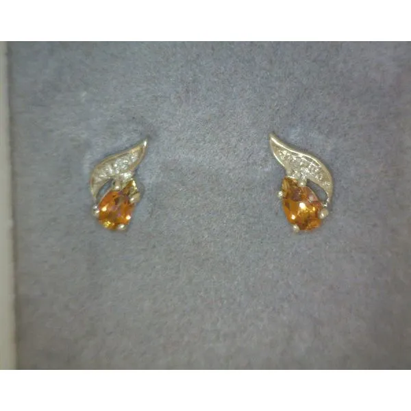 silver earrings with stones Vulcan's Forge LLC KANSAS CITY, MO