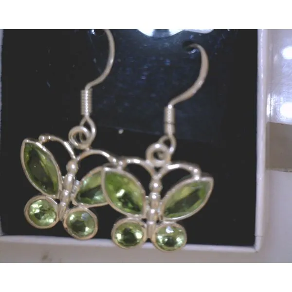 silver earrings with stones Vulcan's Forge LLC KANSAS CITY, MO