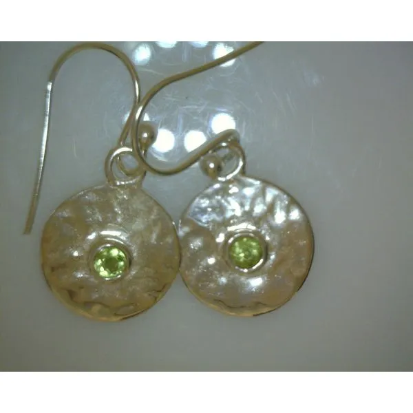 silver earrings with stones Vulcan's Forge LLC KANSAS CITY, MO