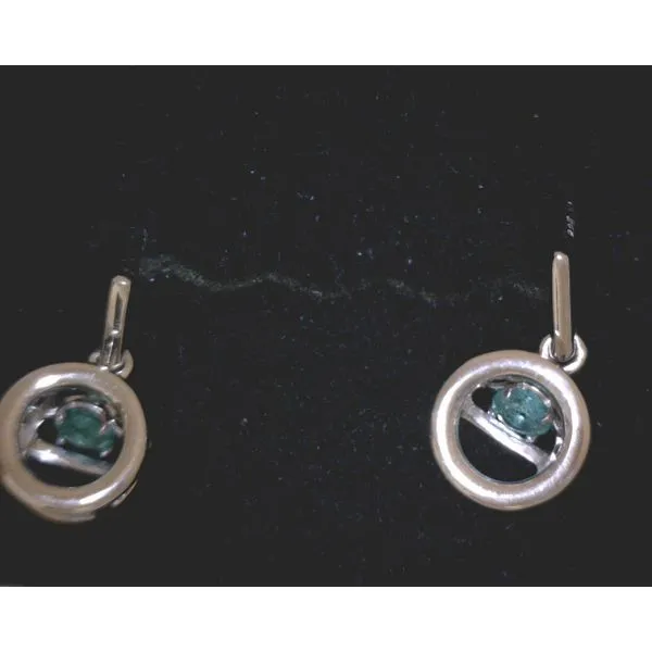 silver earrings with stones Vulcan's Forge LLC KANSAS CITY, MO