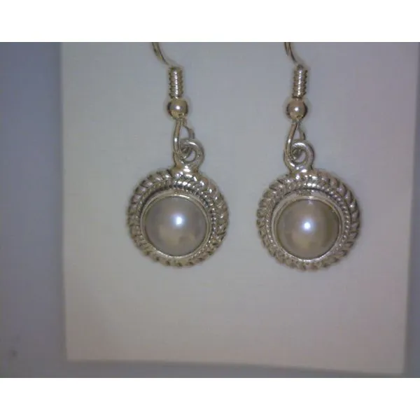 silver earrings with stones Vulcan's Forge LLC KANSAS CITY, MO
