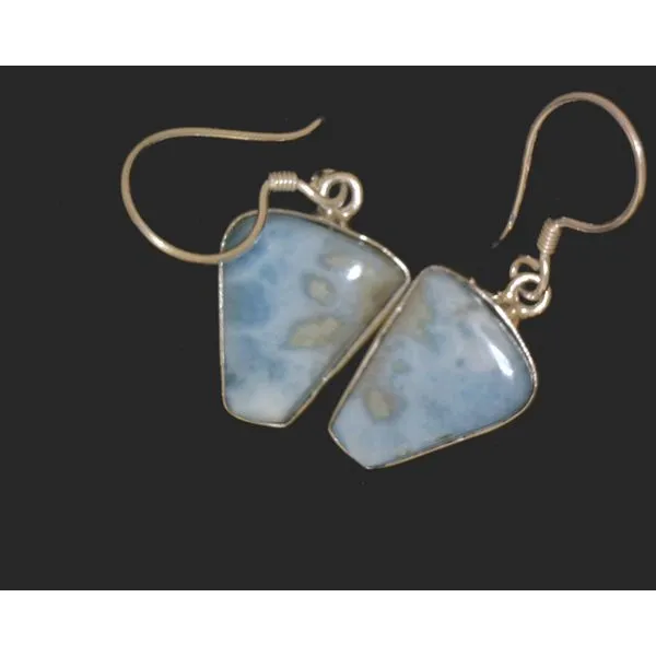 silver earrings with stones Vulcan's Forge LLC KANSAS CITY, MO