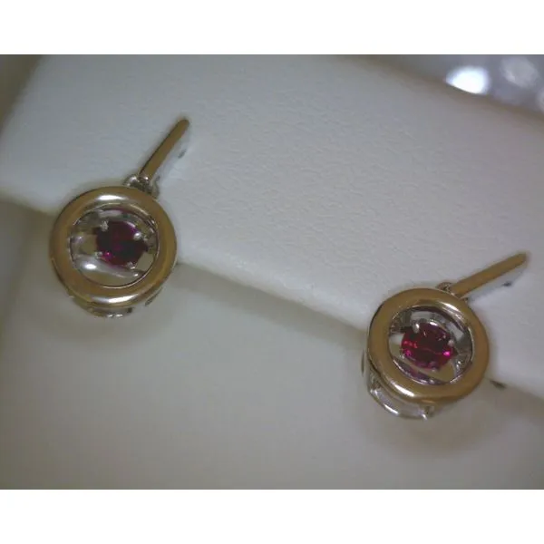 silver earrings with stones Vulcan's Forge LLC KANSAS CITY, MO