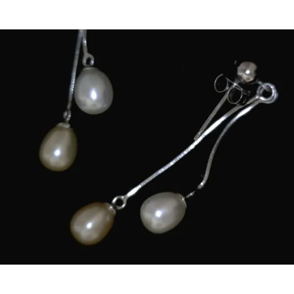 silver earrings with stones Vulcan's Forge LLC KANSAS CITY, MO