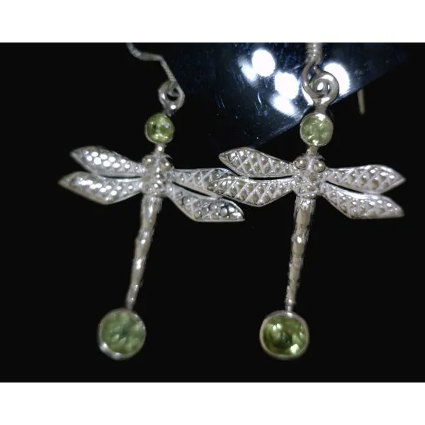 silver earrings with stones Vulcan's Forge LLC KANSAS CITY, MO