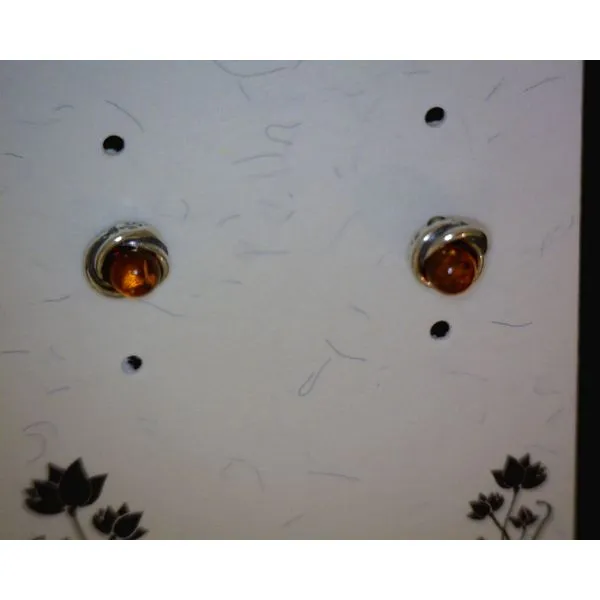 silver earrings with stones Vulcan's Forge LLC KANSAS CITY, MO