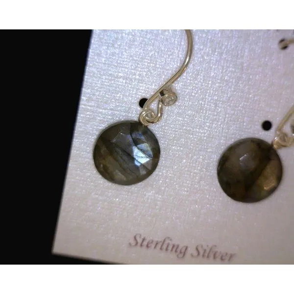 silver earrings with stones Vulcan's Forge LLC KANSAS CITY, MO