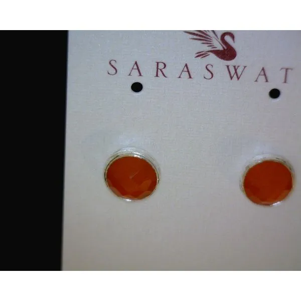 silver earrings with stones Vulcan's Forge LLC KANSAS CITY, MO