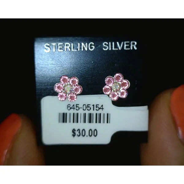 silver earrings with stones Vulcan's Forge LLC KANSAS CITY, MO