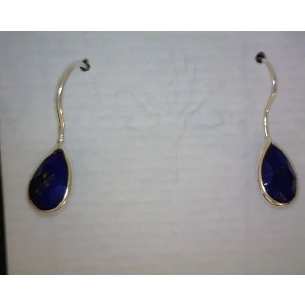 silver earrings with stones Vulcan's Forge LLC KANSAS CITY, MO