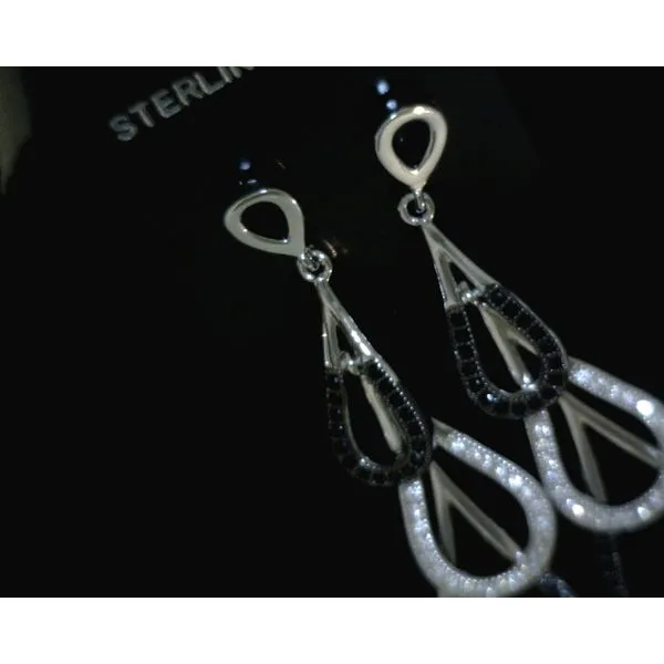 silver earrings with stones Vulcan's Forge LLC KANSAS CITY, MO