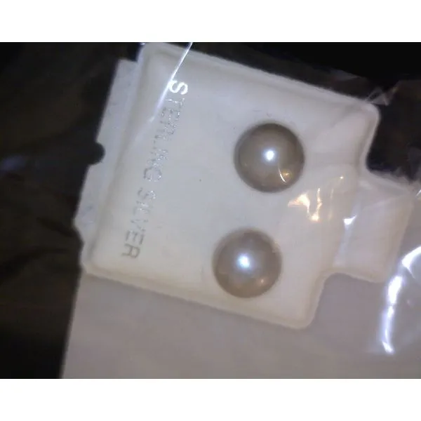 silver earrings with stones Vulcan's Forge LLC KANSAS CITY, MO