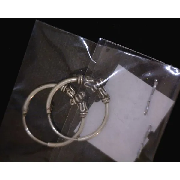 silver earrings with stones Vulcan's Forge LLC KANSAS CITY, MO