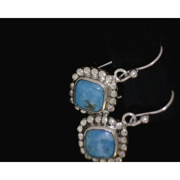 silver earrings with stones Vulcan's Forge LLC KANSAS CITY, MO