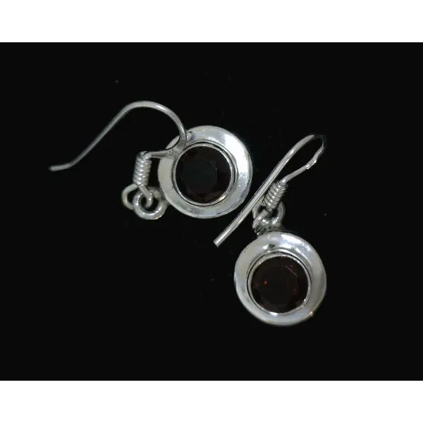 silver earrings with stones Vulcan's Forge LLC KANSAS CITY, MO