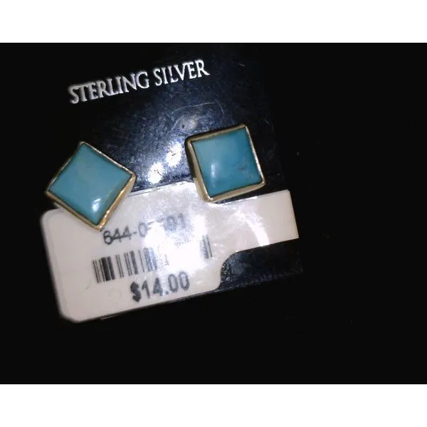 silver earrings with stones Vulcan's Forge LLC KANSAS CITY, MO