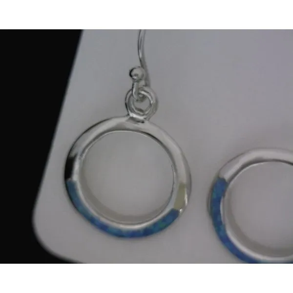 silver earrings with stones Vulcan's Forge LLC KANSAS CITY, MO