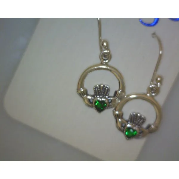 silver earrings with stones Vulcan's Forge LLC KANSAS CITY, MO