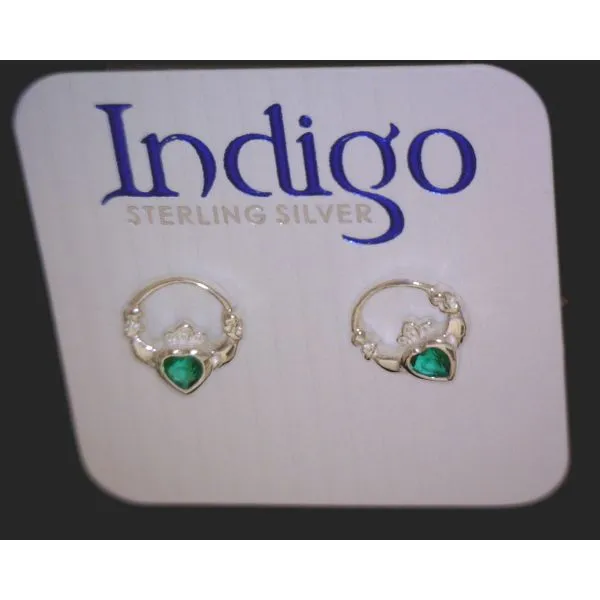 silver earrings with stones Vulcan's Forge LLC KANSAS CITY, MO