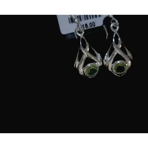 silver earrings with stones Vulcan's Forge LLC KANSAS CITY, MO