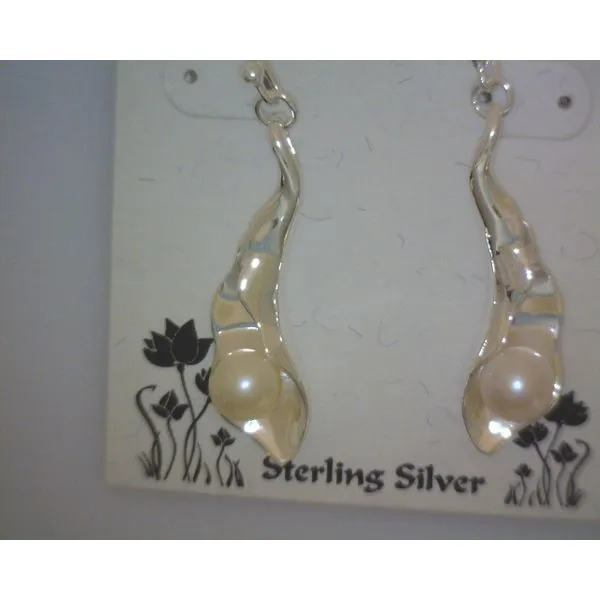 silver earrings with stones Vulcan's Forge LLC KANSAS CITY, MO