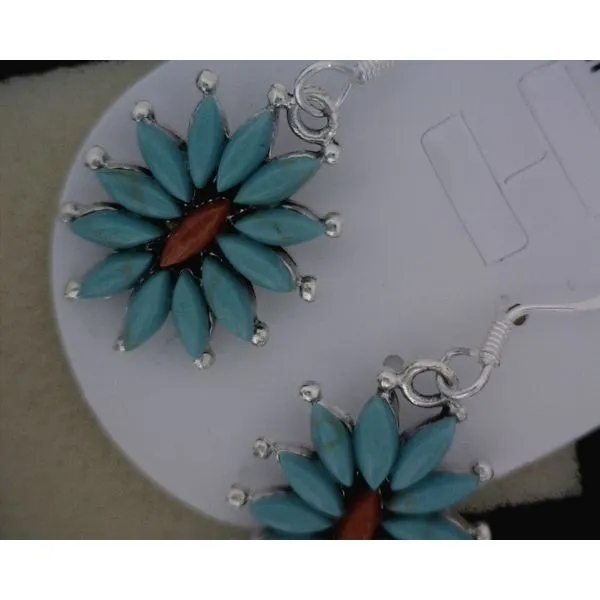 silver earrings with stones Vulcan's Forge LLC KANSAS CITY, MO