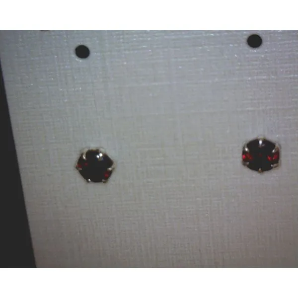 silver earrings with stones Vulcan's Forge LLC KANSAS CITY, MO