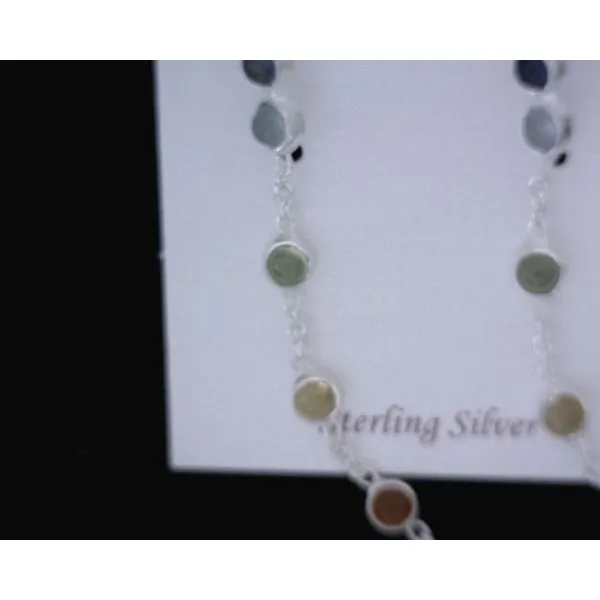 silver earrings with stones Vulcan's Forge LLC KANSAS CITY, MO