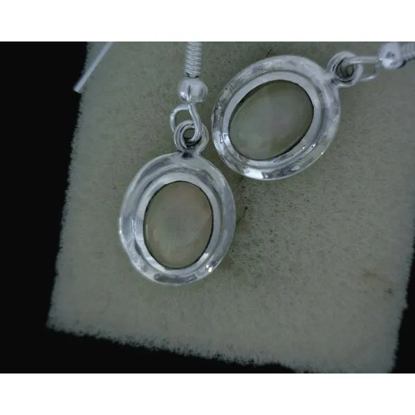 silver earrings with stones Vulcan's Forge LLC KANSAS CITY, MO