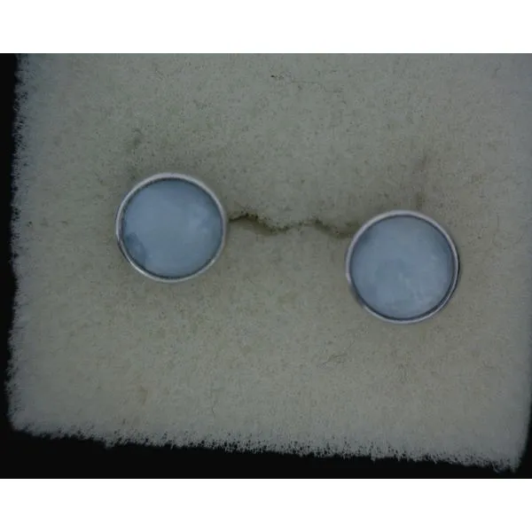 silver earrings with stones Vulcan's Forge LLC KANSAS CITY, MO