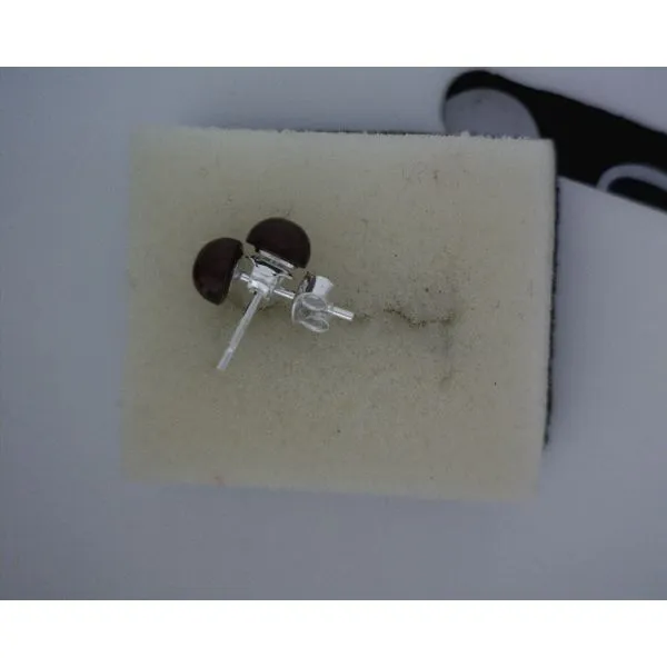 silver earrings with stones Vulcan's Forge LLC KANSAS CITY, MO