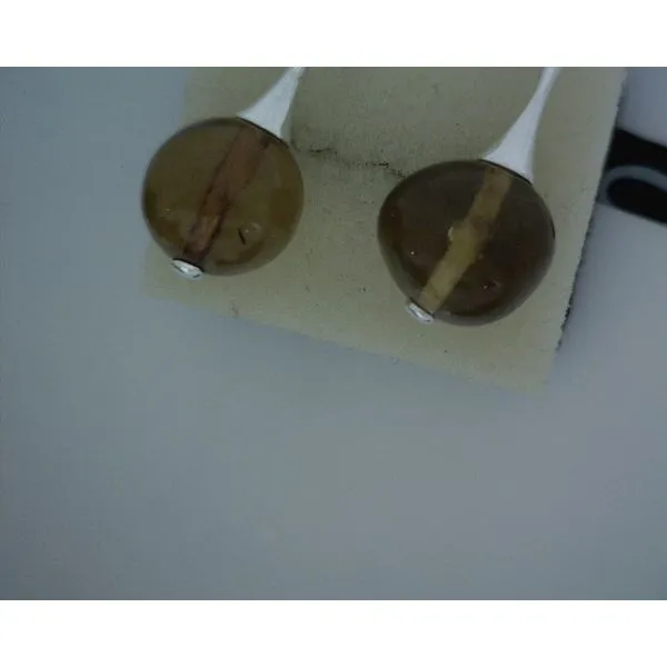silver earrings with stones Vulcan's Forge LLC KANSAS CITY, MO