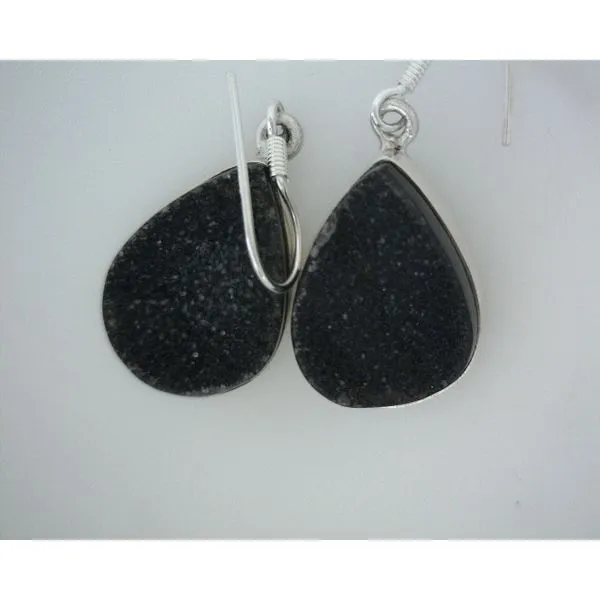 silver earrings with stones Vulcan's Forge LLC KANSAS CITY, MO