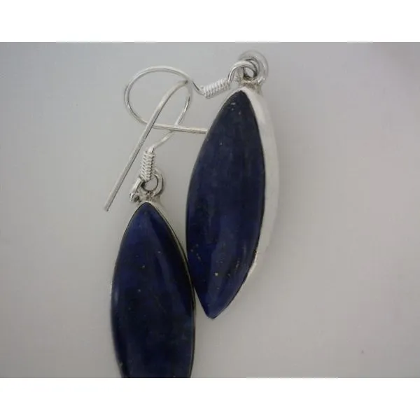silver earrings with stones Vulcan's Forge LLC KANSAS CITY, MO
