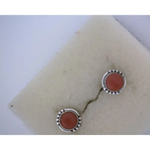 silver earrings with stones Vulcan's Forge LLC KANSAS CITY, MO