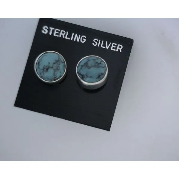 silver earrings with stones Vulcan's Forge LLC KANSAS CITY, MO