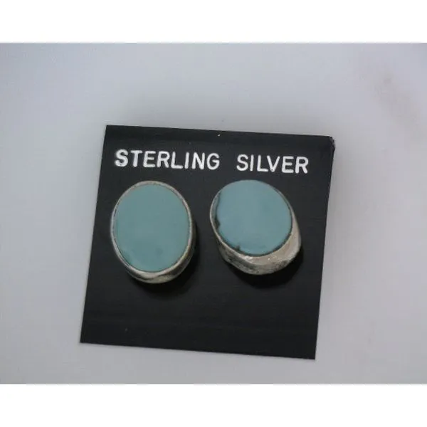 silver earrings with stones Vulcan's Forge LLC KANSAS CITY, MO