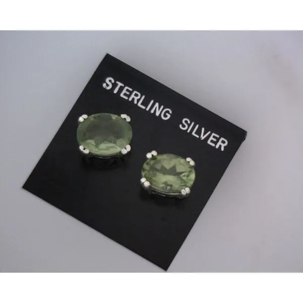 silver earrings with stones Vulcan's Forge LLC KANSAS CITY, MO