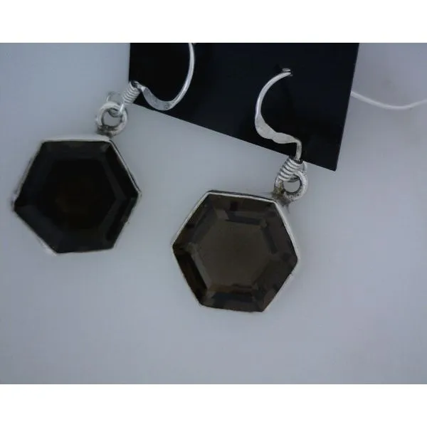 silver earrings with stones Vulcan's Forge LLC KANSAS CITY, MO